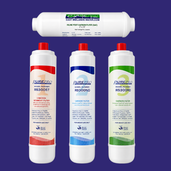 Lot de 6 mois de filtres de rechange pour osmoseur Royal RO
