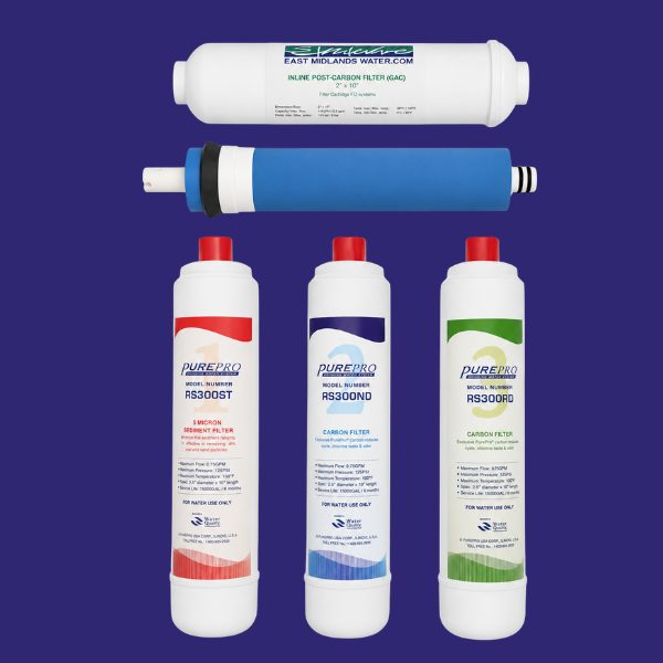 Lot de 6 mois de rechange pour filtre Royal RO avec membrane