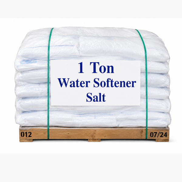 Palette de sel adoucissant en tablette 1 tonne - PALETTE COMPLÈTE