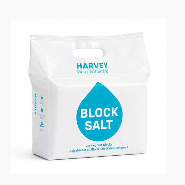 Sel Adoucisseur d'eau Harvey Bloc de sel 3 paquets, 6 blocs