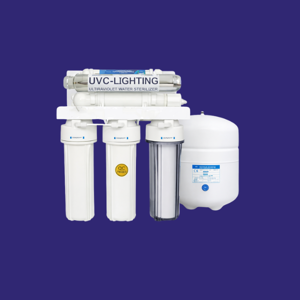 Système de filtration d'eau par osmose inverse et UV à 6 étapes