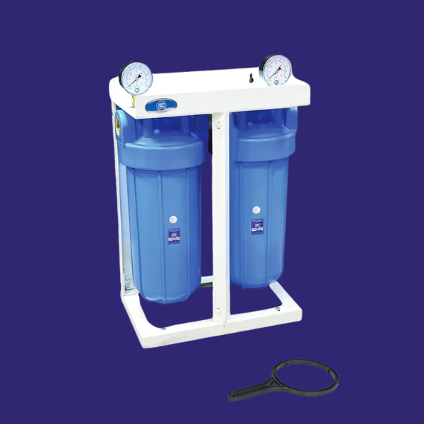 Filtre à sédiments 2 étapes pour alimentation en eau privée
