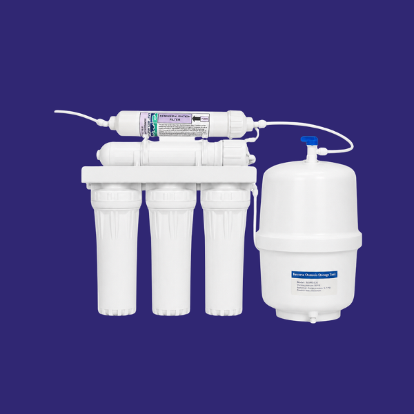 Système de filtration d'eau par osmose inverse 5 étapes DI 50 Gpd (RO5DI50) pour le dentaire