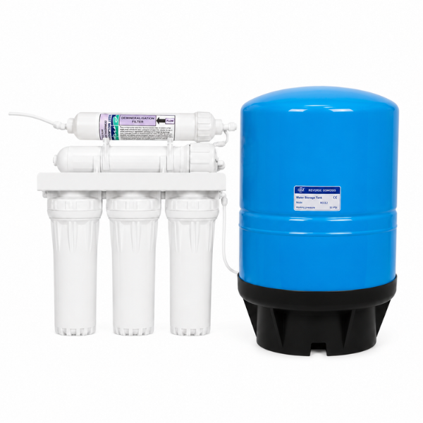 Système RO 5 étapes à pompe 100 GPD avec réservoir de 11 gallons