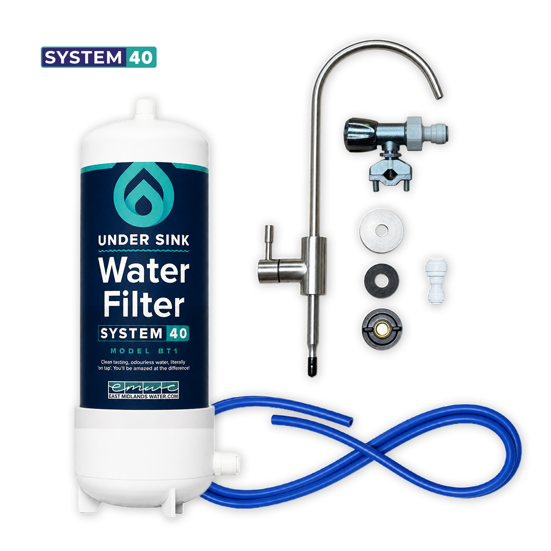 Sistema di filtraggio Eco Filters 40 – Filtro acqua sottolavello 3 anni, 40.000 L