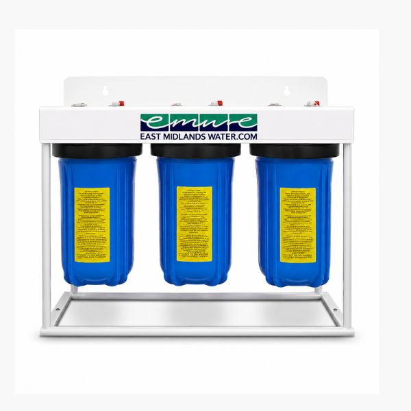 Private Water Supply 3 Stage Filtration (Housings Bracket and Inserts)