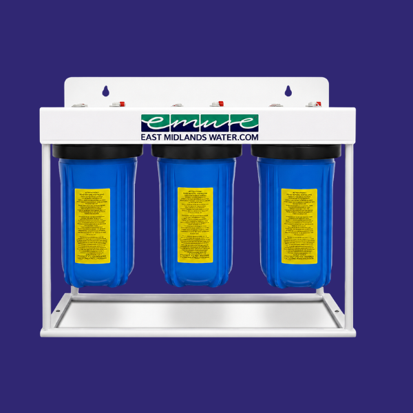 Private Water Supply 3 Stage Filtration (Housings Bracket and Inserts)
