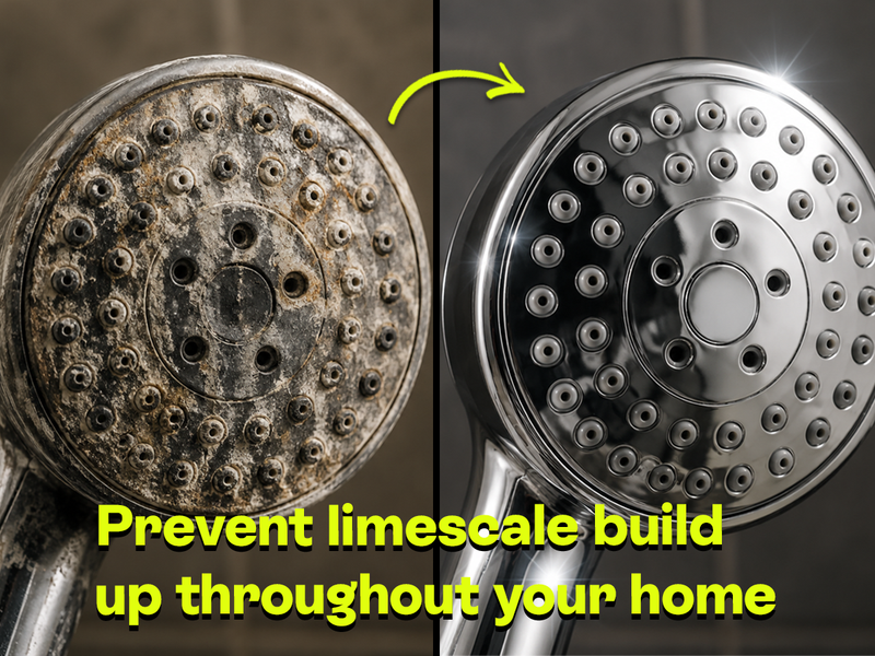 Water softener for limescale and hard water problems